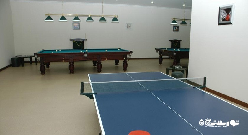 مکان بازی تنیس و بیلیارد در هتل