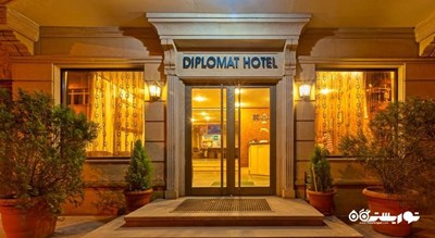 درب ورودی هتل دیپلمات باکو