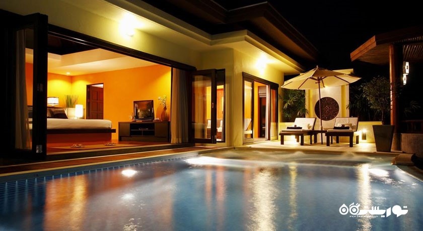 نمای استخر اختصاصی ویلا دلوکس