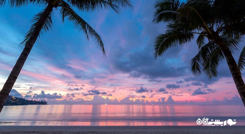 نمایی زیبا از ساحل اختصاصی هتل