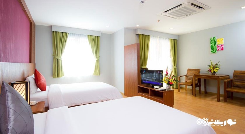 تخت های توئین اتاق دلوکس