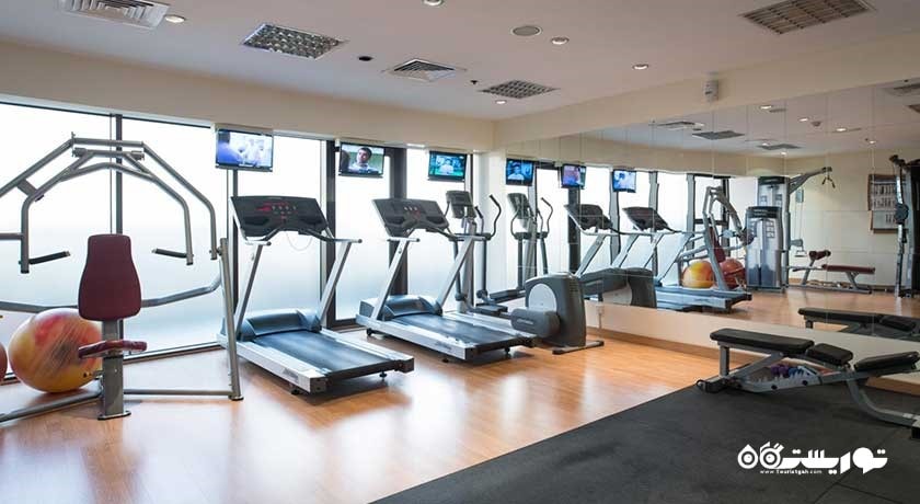 سالن ورزشی هتل مجستیک تاور دبی