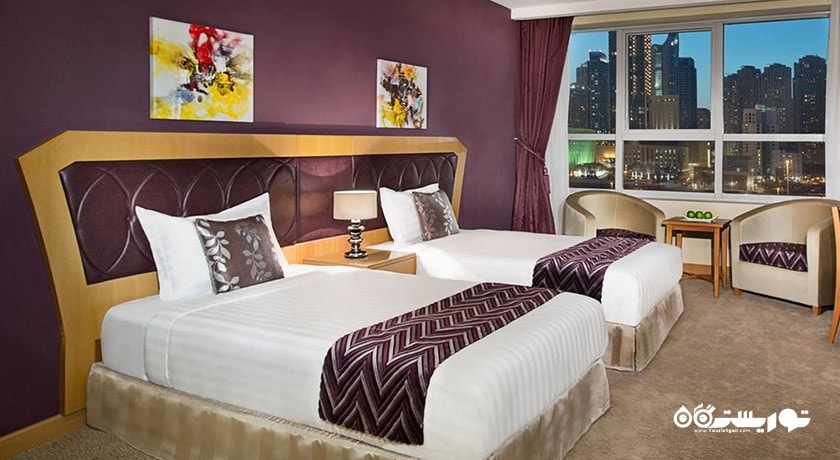 تخت های توئین اتاق دلوکس