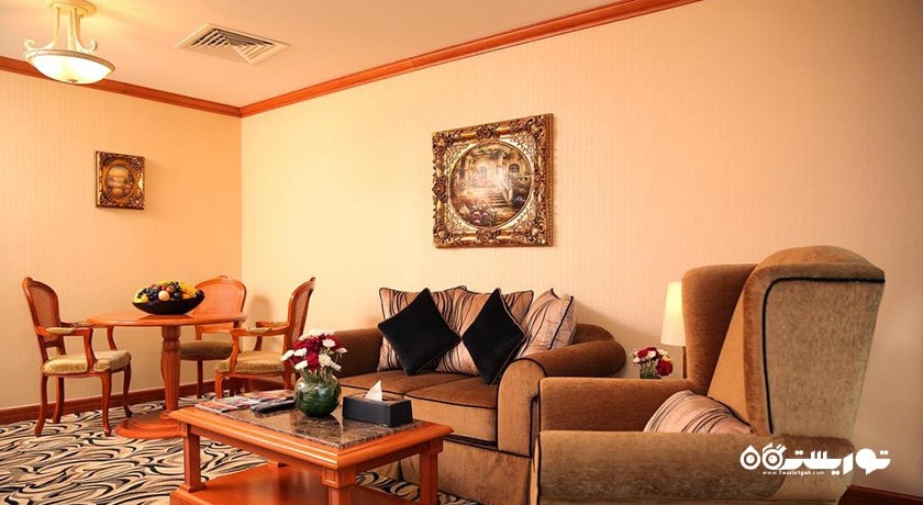 محوطه نشیمن سوئیت یک خوابه