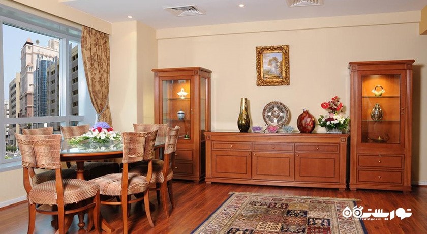 محوطه نشیمن آپارتمان سه خوابه