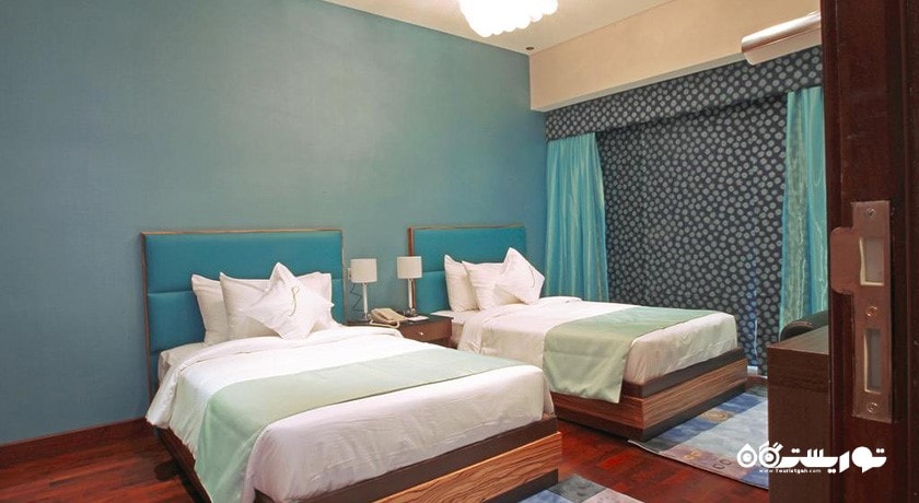 تخت های توئین آپارتمان سه خوابه دلوکس