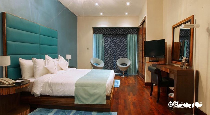 نمای تخت بزرگ آپارتمان سه خوابه دلوکس