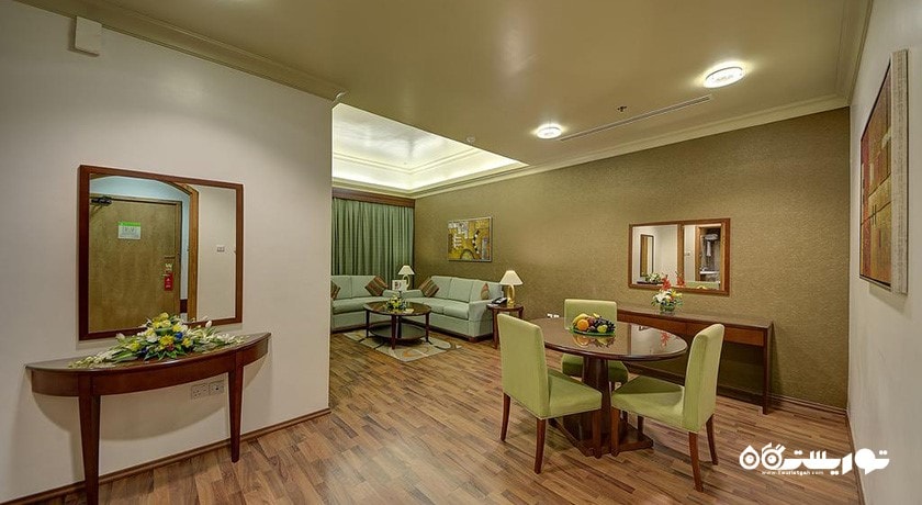 محوطه نشیمن آپارتمان یک خوابه