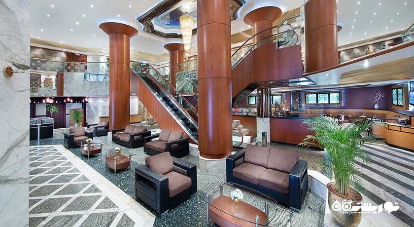 نمای لابی هتل ادمیرال پلازا