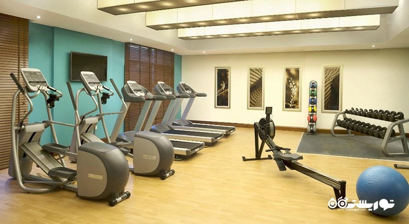 سالن ورزشی هتل هیلتون گاردن این دبی المینا