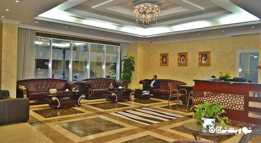 نمای لابی هتل آپارتمان مایل استون