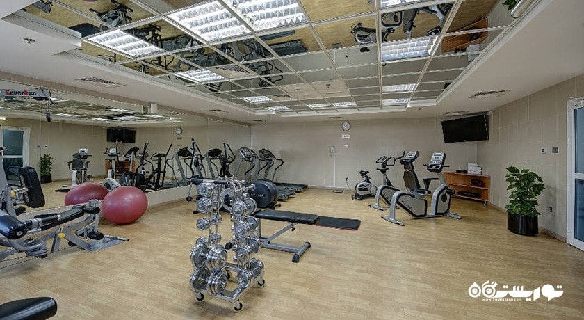 سالن ورزشی هتل آپارتمان رز گاردن برشا