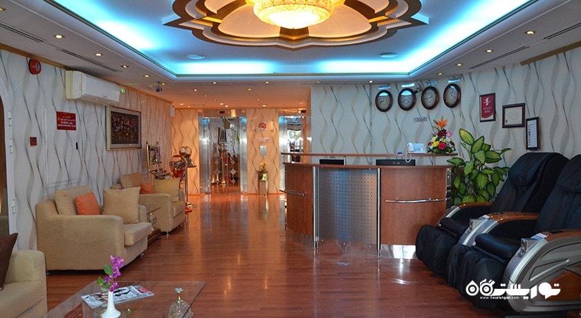 میز پذیرش هتل آپارتمان الشمس پلازا