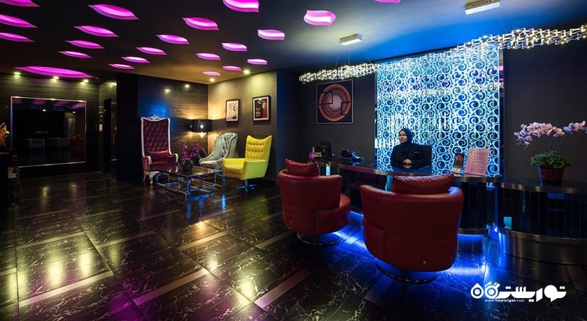 نمای لابی هتل مزون بوتیک