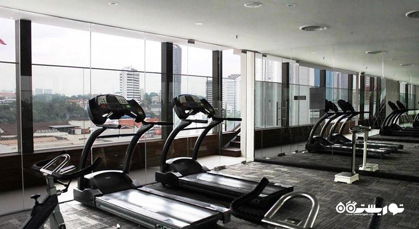 تردمیل های سالن ورزشی هتل
