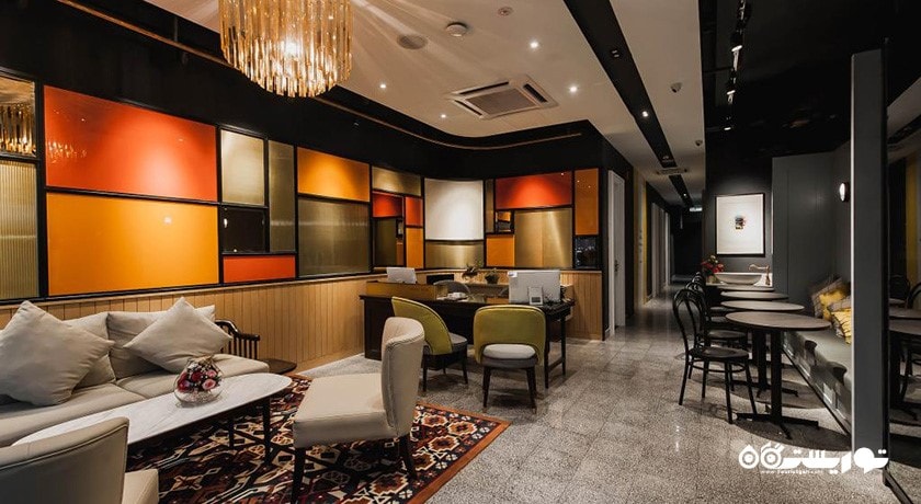 نمای لابی هتل بلو اند بلا بوتیک