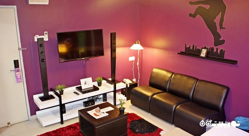 محوطه نشیمن پنت هاوس هتل