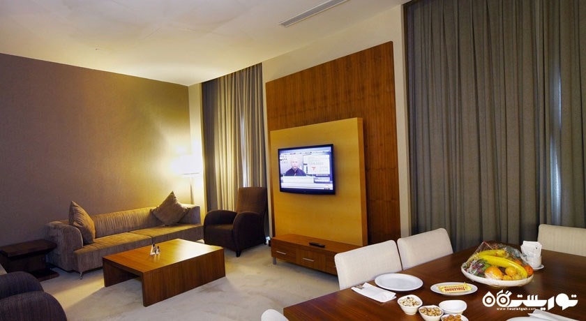 نمای محوطه نشیمن سوئیت کینگ