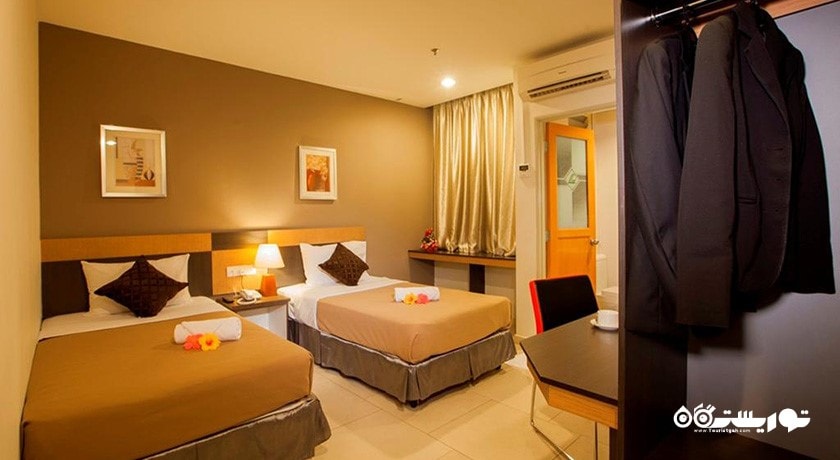 تخت های توئین اتاق دلوکس
