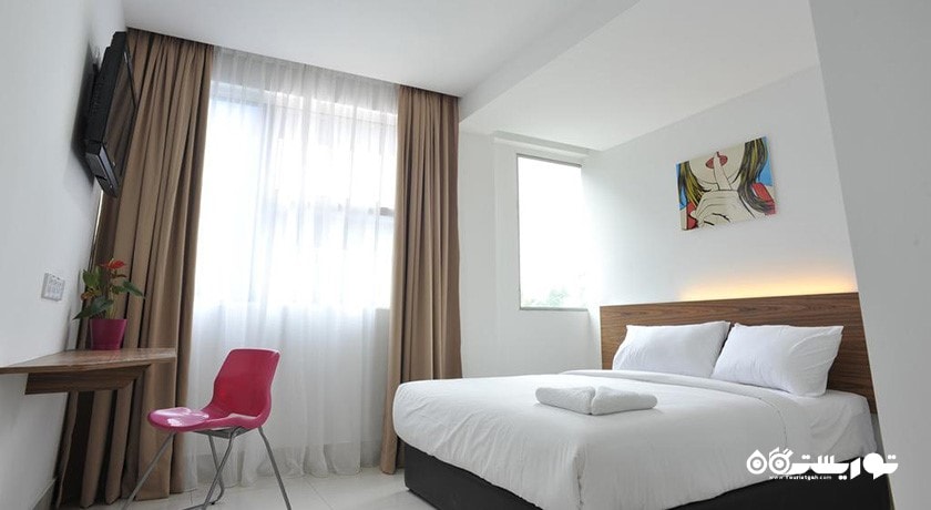 نمای تخت بزرگ اتاق سوپریور دلوکس