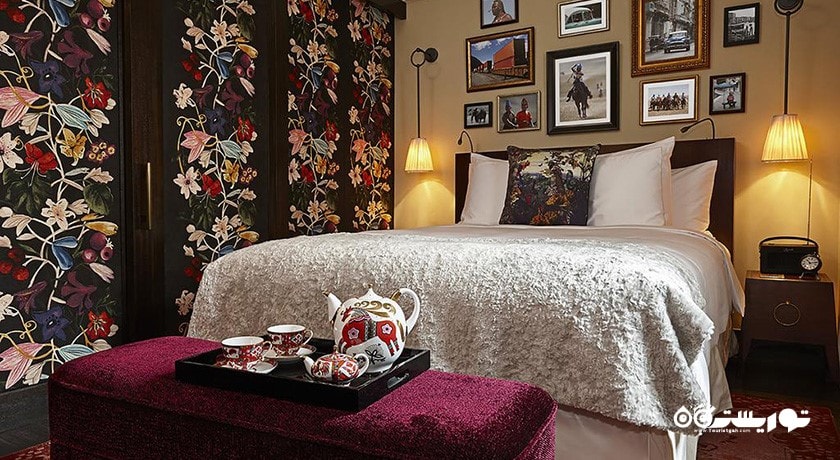 نمای تخت بزرگ اتاق کلاسیک