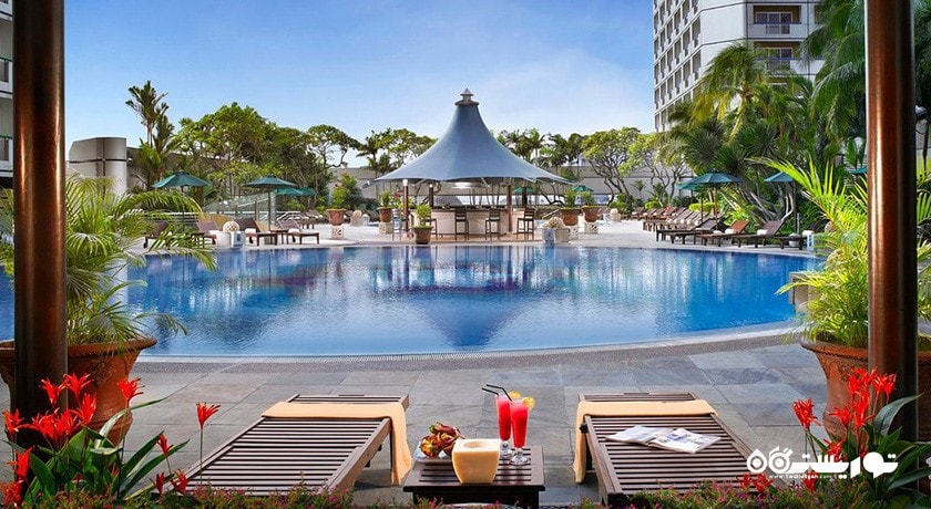 استخر روباز هتل فرمونت سنگاپور