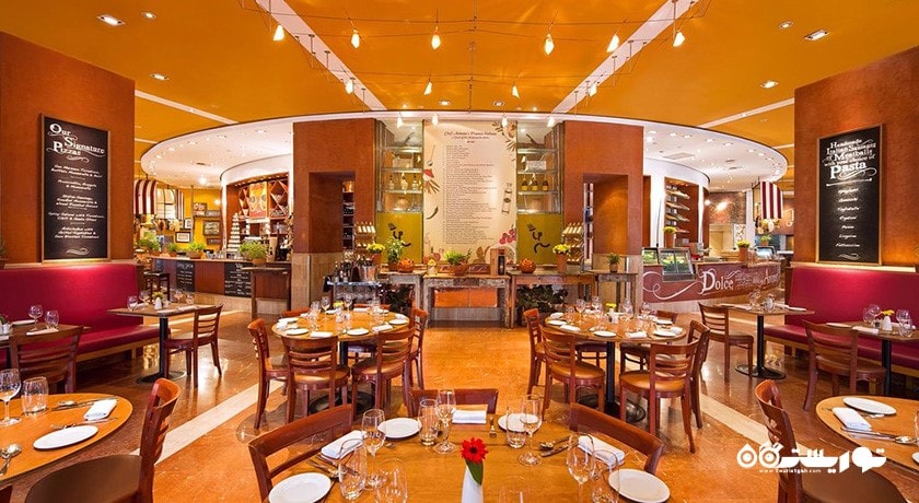 نمایی از رستوران ایتالیایی پرگو