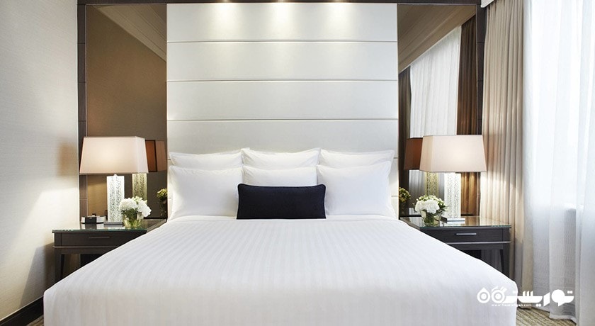 نمای تخت بزرگ اتاق دلوکس