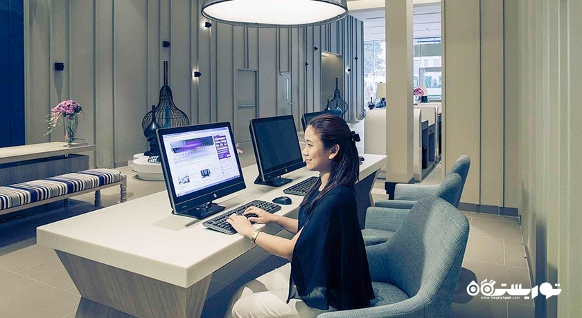 نمایی از مرکز کسب و کار هتل