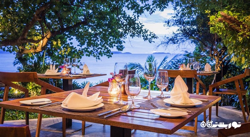 چشم انداز زیبای رستوران هتل