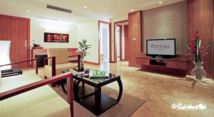 محوطه نشیمن سوئیت یک خوابه