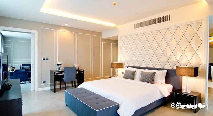 نمای تخت بزرگ سوئیت یک خوابه