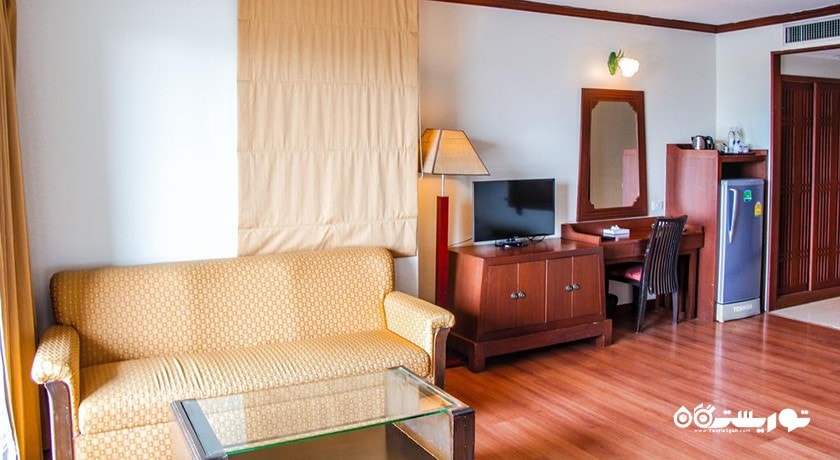 محوطه نشیمن اتاق دلوکس