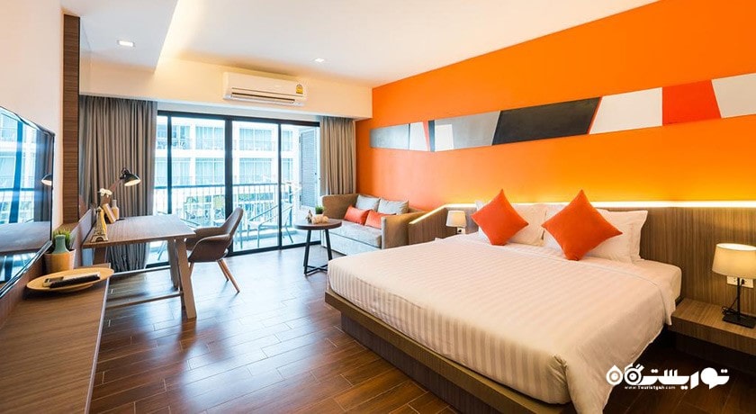 نمای تخت بزرگ اتاق دلوکس