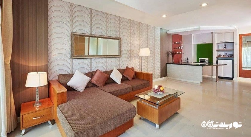 محوطه نشیمن سوئیت دلوکس