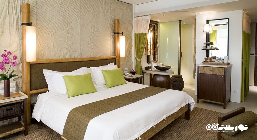 نمای تخت بزرگ اتاق دلوکس