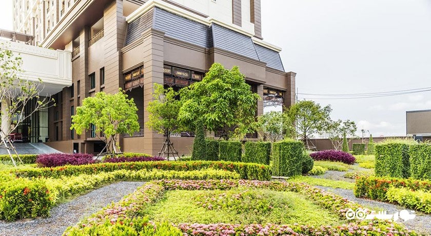 فضای سبز هتل گرند پلازو