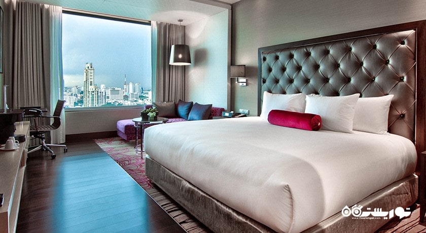 نمای تخت بزرگ اتاق بیزینس