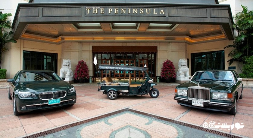 درب ورودی هتل پنینسولا بانکوک