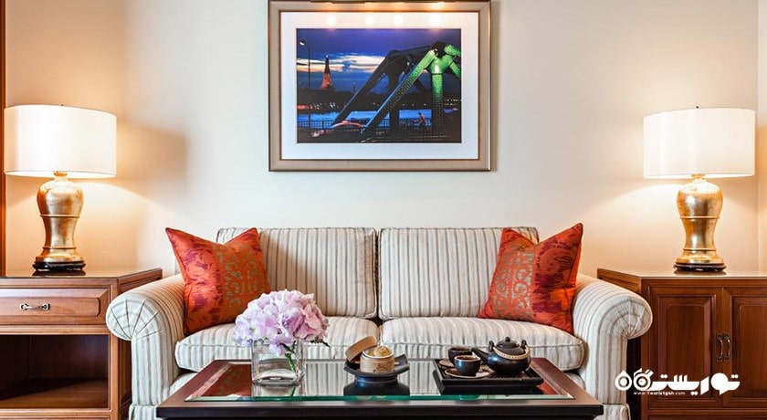 محوطه نشیمن اتاق دلوکس