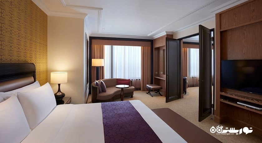 نمای تخت بزرگ سوئیت لاکچری