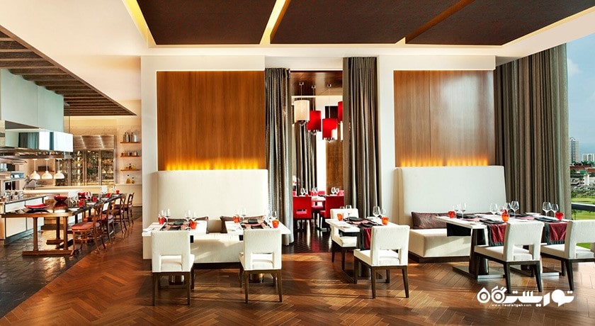 نمایی از رستوران وی آی یو