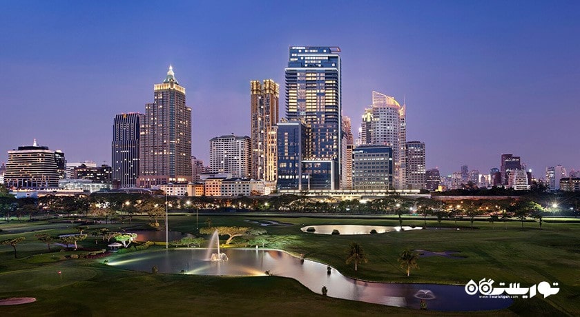 نمای شب هتل سنت ریجس بانکوک