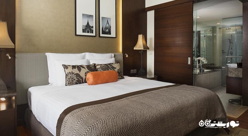 نمای تخت بزرگ اتاق دلوکس