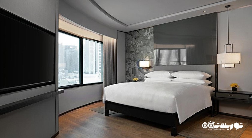 نمای تخت بزرگ اتاق سوپریور