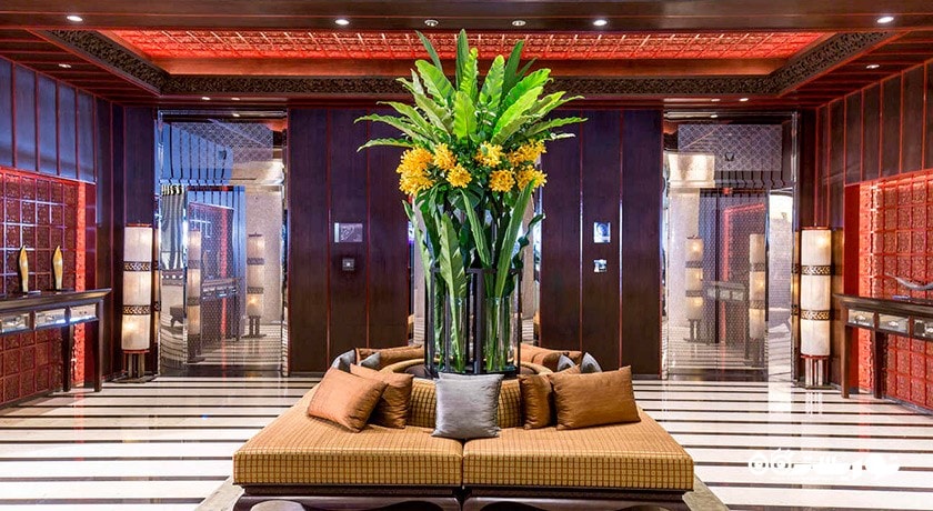 محوطه نشیمن لابی هتل