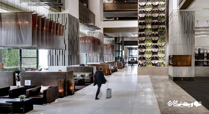 نمای لابی هتل ملنیوم هیلتون بانکوک