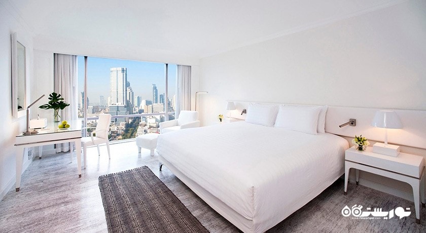 نمای تخت بزرگ اتاق دلوکس