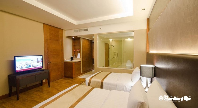 تخت های توئین اتاق دلوکس