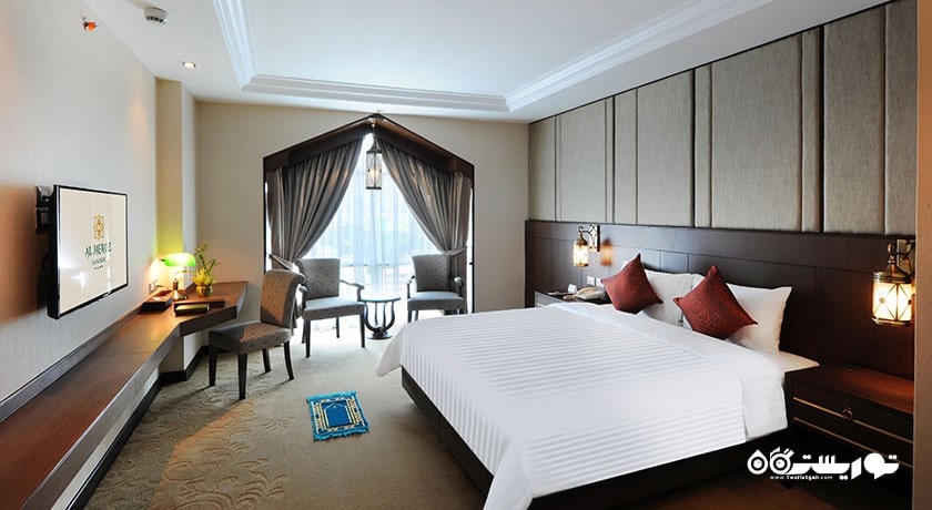 نمای تخت بزرگ اتاق سوپریور